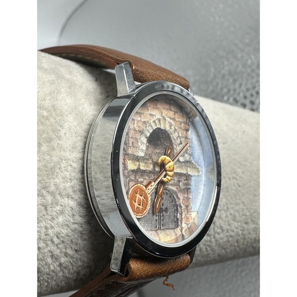 Akteo Baker Themed Watch New Battery JC Mareschal 32MM 7.5" Leather Band N60 - Picture 3 of 12